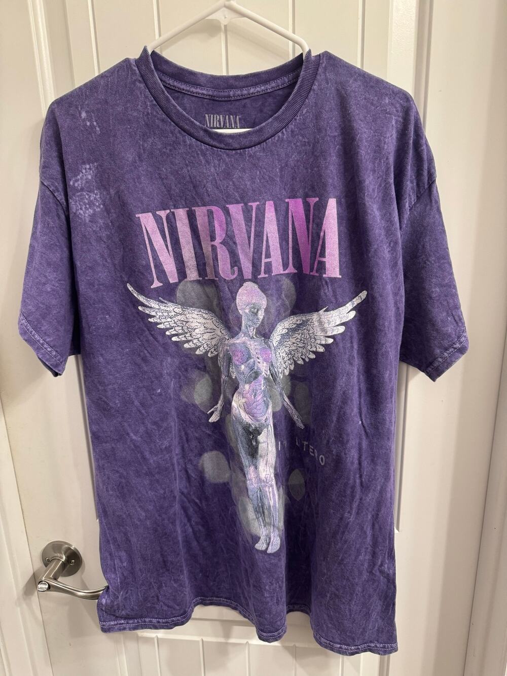 Nirvana Purple Acid Wash 1X In Utero Shirt